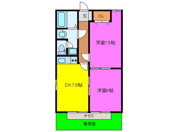 パルージュの物件間取画像